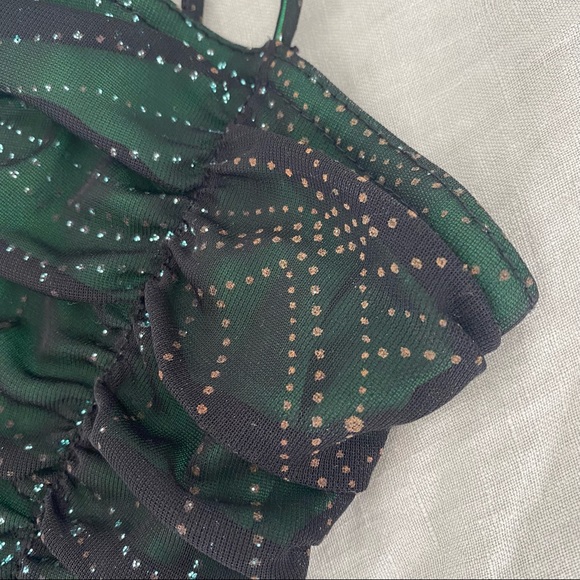 Laura Petite Small/Medium Green and Black Fairy dress - Picture 8 of 10